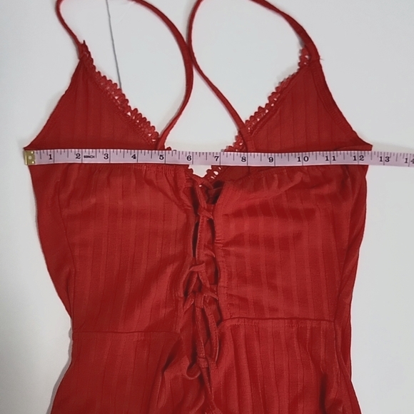 JUST POLLY RED BODYSUIT/ S. - Picture 5 of 9